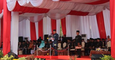 Pesan Dani Ramdan Pada Apel Hari Jadi Kabupaten Bekasi ke-73