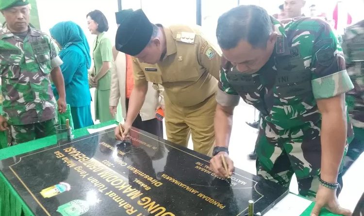 Pangdam Jaya Mayjen dan Wali Kota Bekasi Resmikan Gedung Makodim 0507/Bekasi