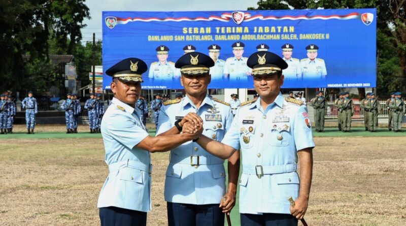 Marsma TNI Ramot C.P. Sinaga, S.E., M.Han., Jabat Danlanud Sam Ratulangi