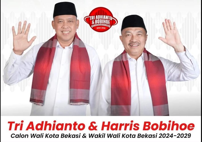 Pasangan Tri Adhianto dan Harris