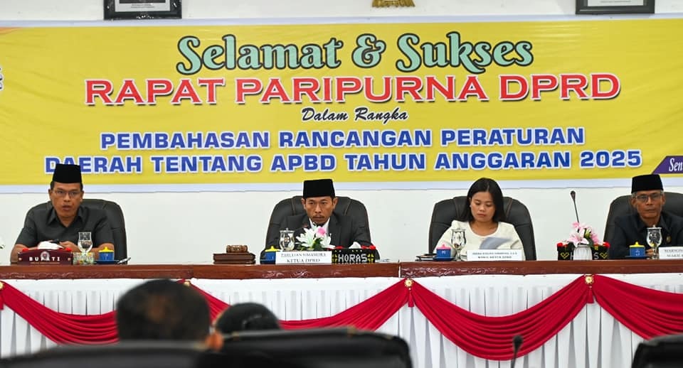 Bupati Humbahas Sampaikan Jawaban Terkait Pandangan Umum Fraksi DPRD Mengenai R-APBD 2025