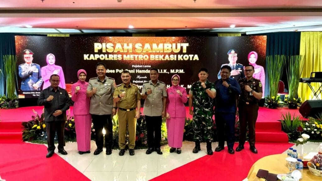 Pisah Sambut Kapolres Metro Bekasi Kota