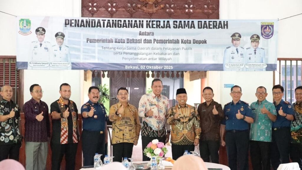 Bekasi dan Depok Kolaborasi Tangani Kebakaran dan Bencana