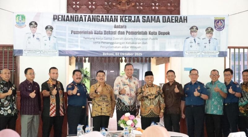 Bekasi dan Depok Kolaborasi Tangani Kebakaran dan Bencana