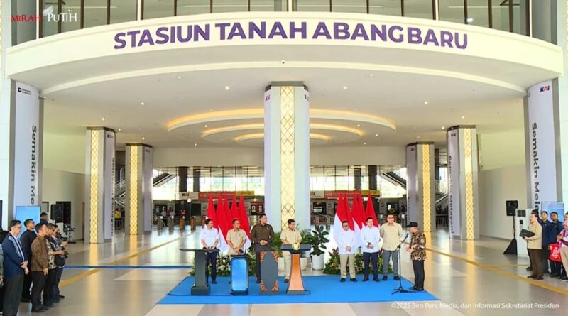 Stasiun Tanah Abang Baru Jakarta