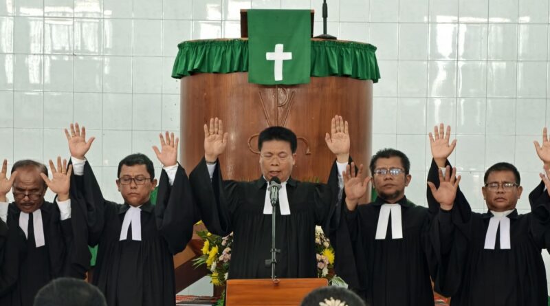 Pesan Ephorus HKBP pada Aksi Damai Seruan Tutup PT TPL