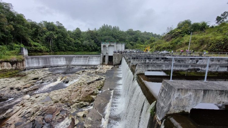 PLTM Sion di Sungai Aek Simonggo di Desa Sionom Hudon Selatan, Kecamatan Parlilitan, Kabupaten Humbang Hasundutan