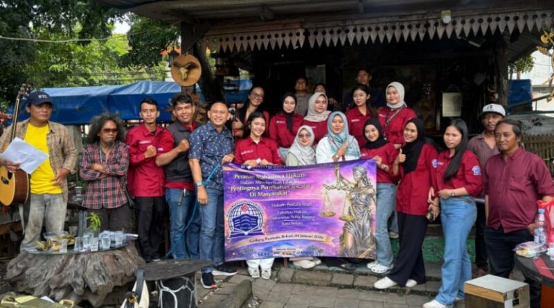 Mahasiswa Fakultas Hukum Universitas Pelita Bangsa (UPB) Kota Bekasi menyelenggarakan penyuluhan hukum berupa edukasi Pendidikan Pra Nikah