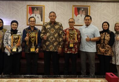 Wali Kota Bekasi menerima kunjungan audiensi dari Sanggar Gantari Gita Khatulistiwa