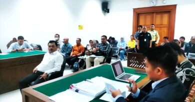 Sidang Sengketa Lahan di PN Cikarang, Ahli Waris Agan bin Maska Gugat Pengelola Kota Deltamas Saksi Marihot Sihotang, Saat Memberikan Keterangan di PN PN Cikarang Kabupaten Bekasi