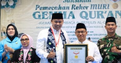 Ribuan Peserta Ikuti GEMMA QUR’AN, Kota Bekasi Catat Rekor MURI