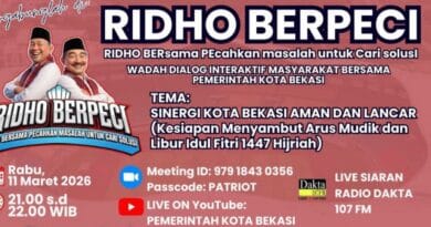Pemkot Bekasi Bahas Persiapan Arus Mudik dan Libur Lebaran Lewat Dialog RIDHO BERPECI