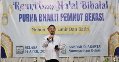 Wakil Wali Kota Bekasi Hadiri Halalbihalal Bersama Pensiunan ASN