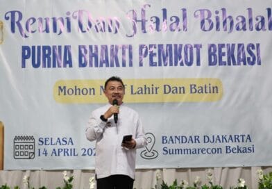 Wakil Wali Kota Bekasi Hadiri Halalbihalal Bersama Pensiunan ASN