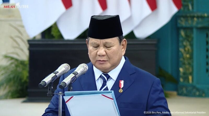 Prabowo Subianto Ganti Kepala Staf Presiden dan Menteri Lingkungan Hidup