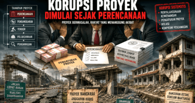 Korupsi Proyek Dimulai Sejak Perencanaan