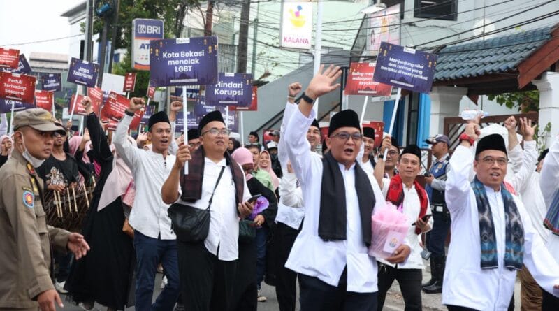 Ribuan Warga Kota Bekasi Meriahkan Pawai 1 Muharram