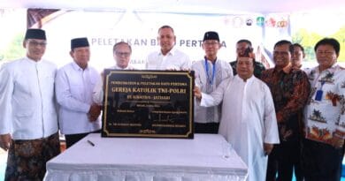 Wali Kota Bekasi Hadiri Peletakan Batu Pertama Gereja Katolik St. Ignatius