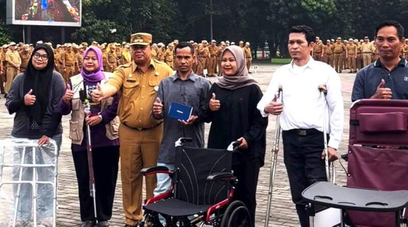 Pemkot Bekasi Salurkan 91 Alat Bantu Disabilitas