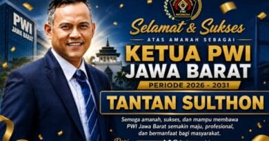 Tantan Sulthon Terpilih sebagai Ketua PWI Jawa Barat Periode 2026–2031