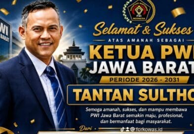 Tantan Sulthon Terpilih sebagai Ketua PWI Jawa Barat Periode 2026–2031