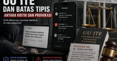 UU ITE dan Batas Tipis Antara Kritik dengan Provokasi