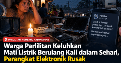 Listrik di Parlilitan Sering Padam, Warga Cemas Alat Elektronik Rusak