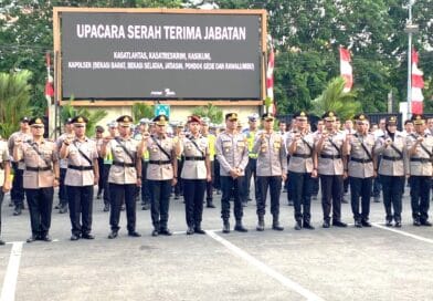 Kapolres Metro Bekasi Kota Pimpin Sertijab Sejumlah PJU dan Kapolsek