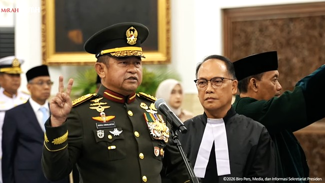 Prabowo Lantik 9 Pejabat, Maruli Simanjuntak Jadi Wakil Panglima TNI