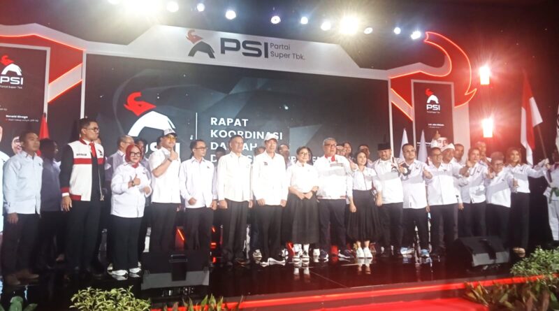 Rakorda PSI Bogor Raya Dihadiri Jokowi dan Kaesang, Kader Targetkan Kursi Parlemen